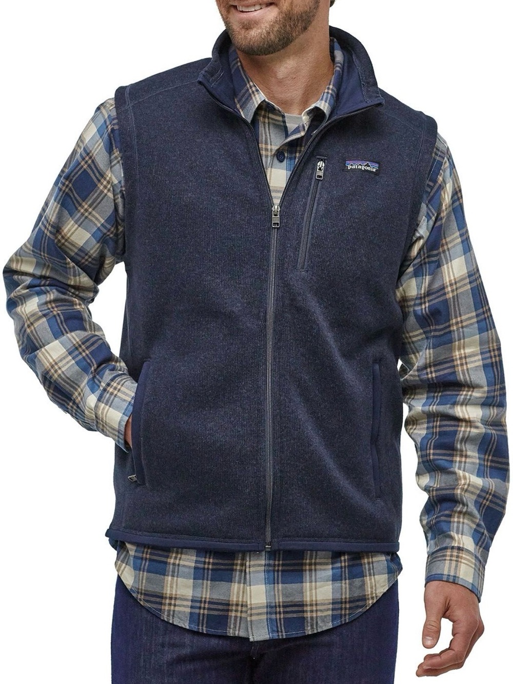 Patagonia Better Sweater Vest Navy XL gorpcore outdoors hiking fall layering